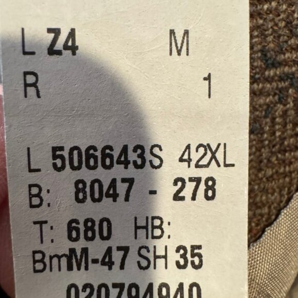 Ralph Lauren LRL Tan Rust 100% Wool Blazer Sport Coat Mens Size 42XL Herringbone - Picture 6 of 9